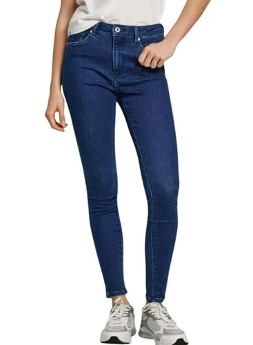 Pepe Jeans Vita Regular Jeans Donna 24W/30L Indaco Skinny