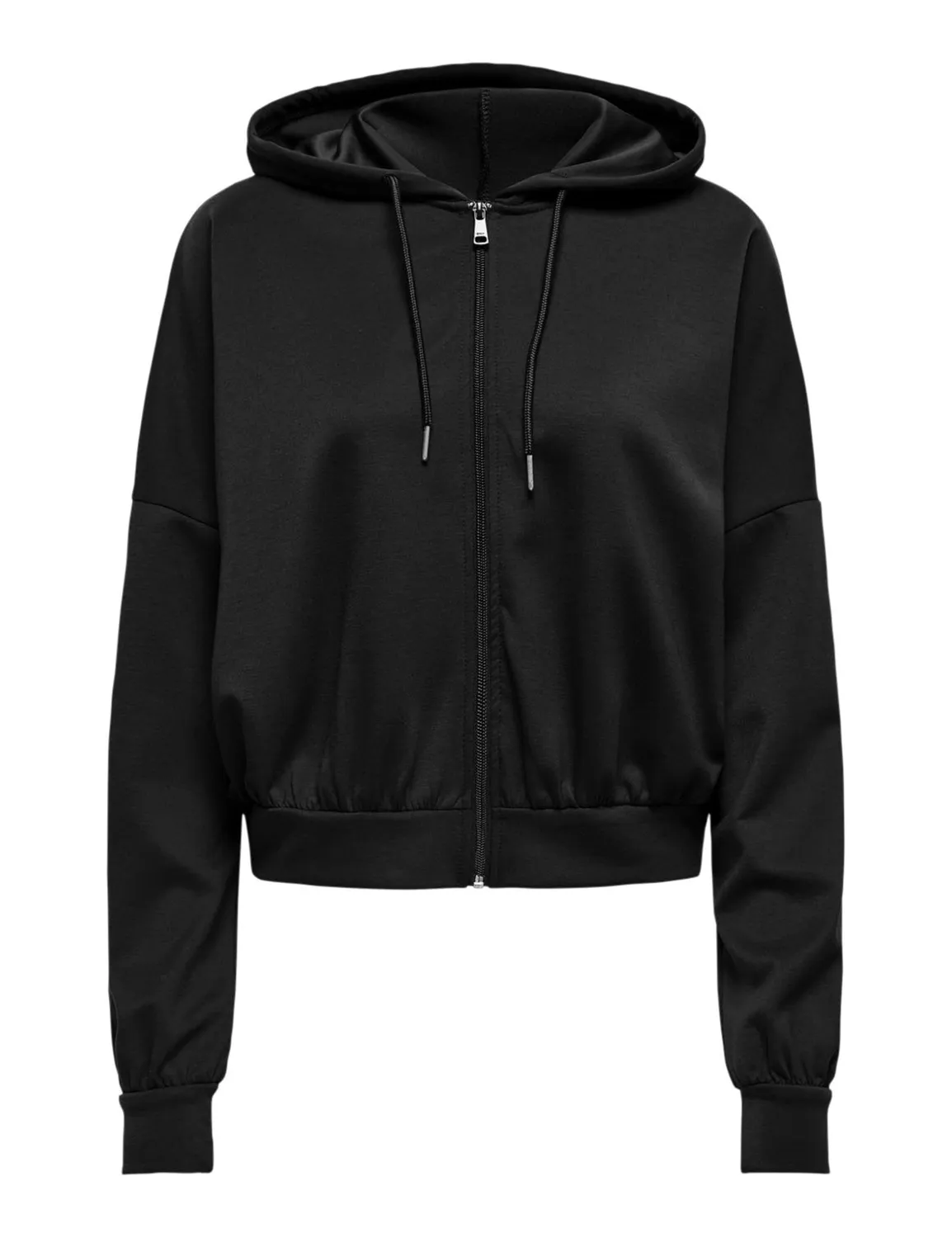 ONLY Onlalina Life L/S Zip Hood Box CC Felpa Nero XL
