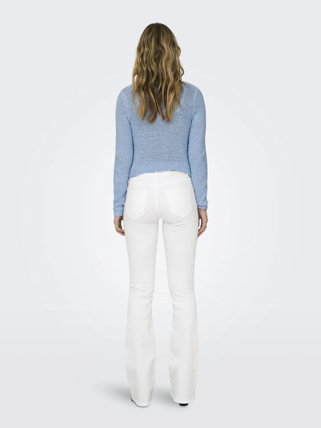 ONLY Onlblush jeans donna flare L/32 vita media denim