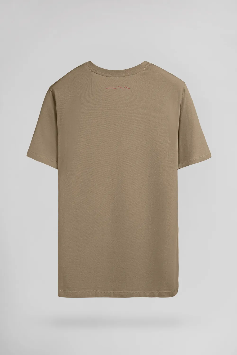 Teddy Smith Tawax 2 T-Shirt Uomo Beige Scollo V