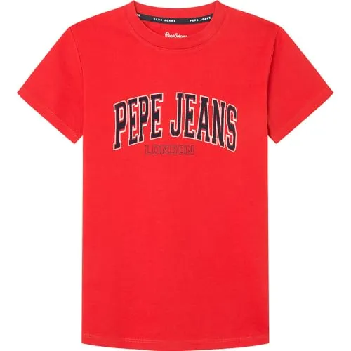 Pepe Jeans Bain t-shirt uomo rossa 100% cotone
