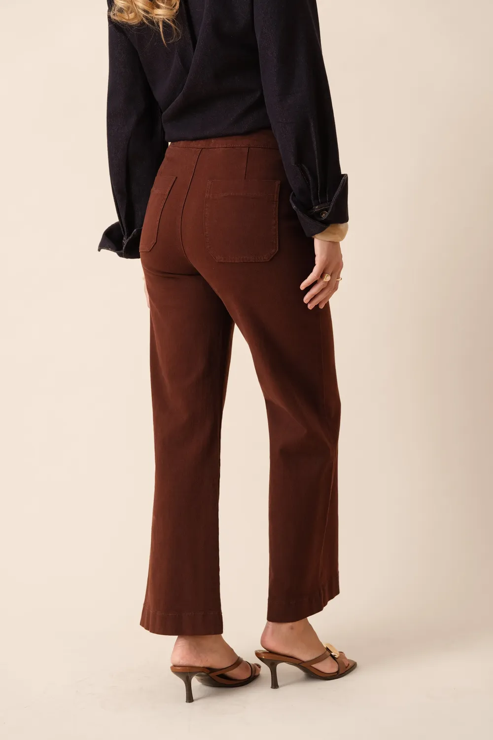 Oraije Victorine jeans paprika bottoni wide