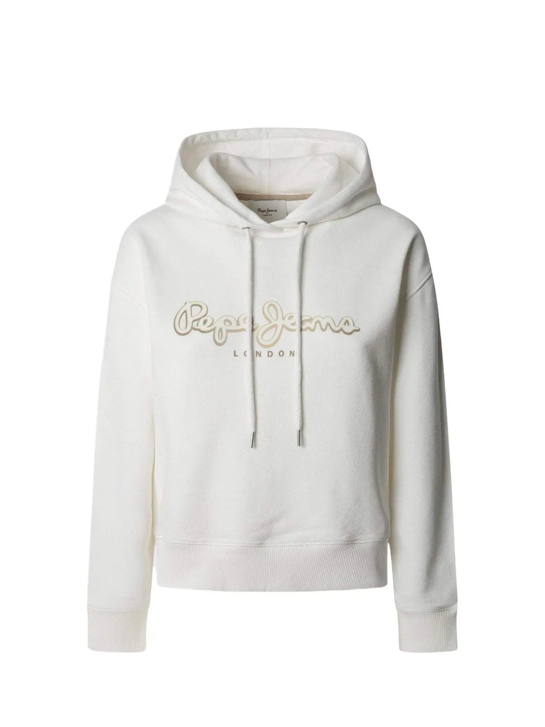 Pepe Jeans Maddy Hoodie Felpa Donna Rosa Lavato