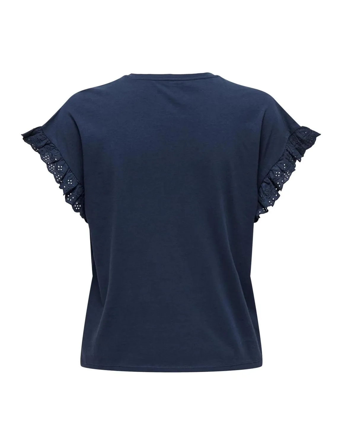 ONLY Onliris T-shirt donna XS blu ricamata