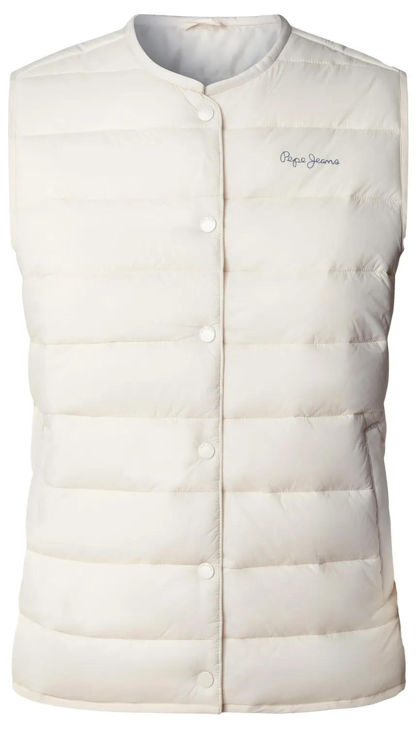 Pepe Jeans Light Puffer Gilet Donna Imbottito
