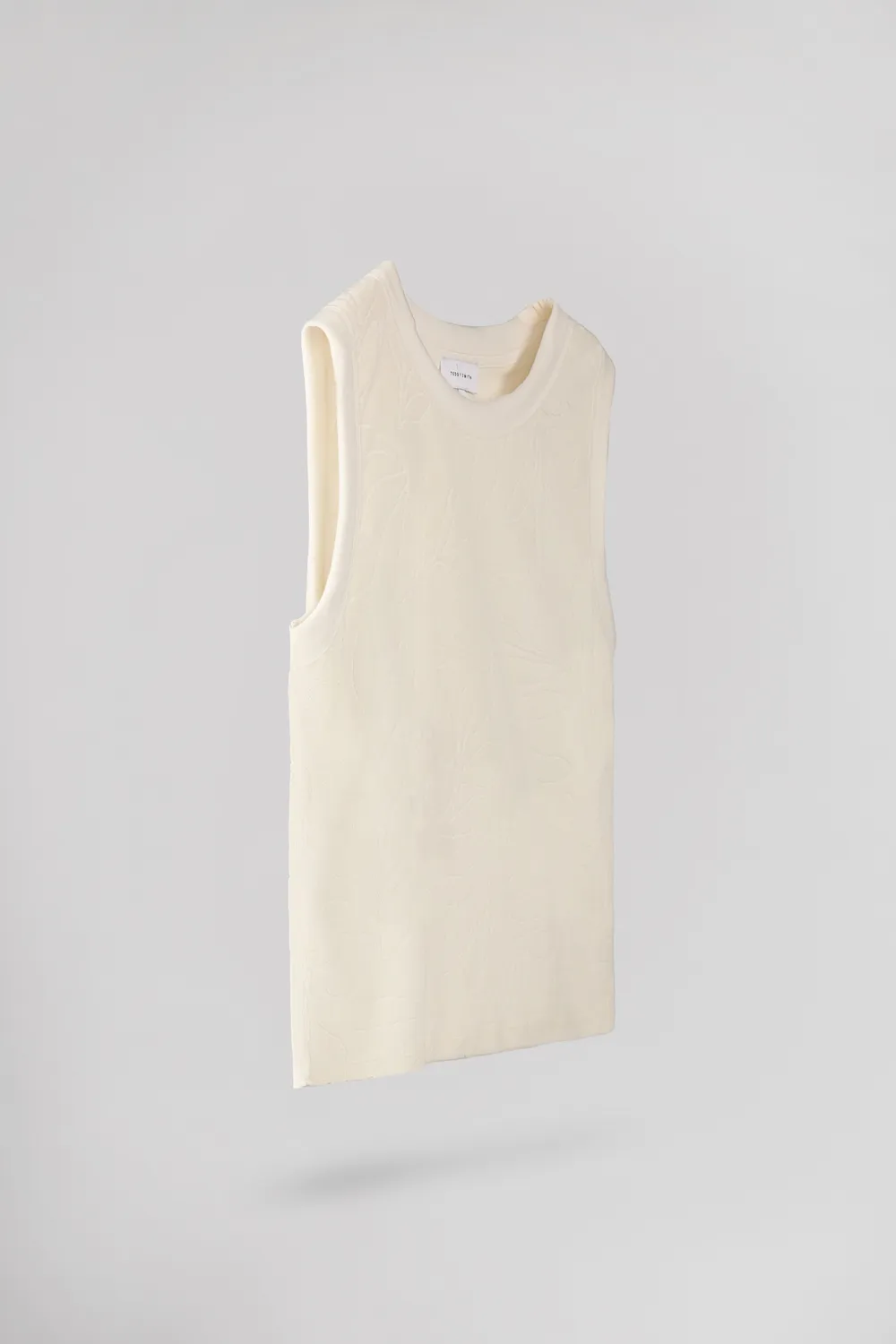 Teddy Smith T-Noisette Top Donna Bianco Jacquard