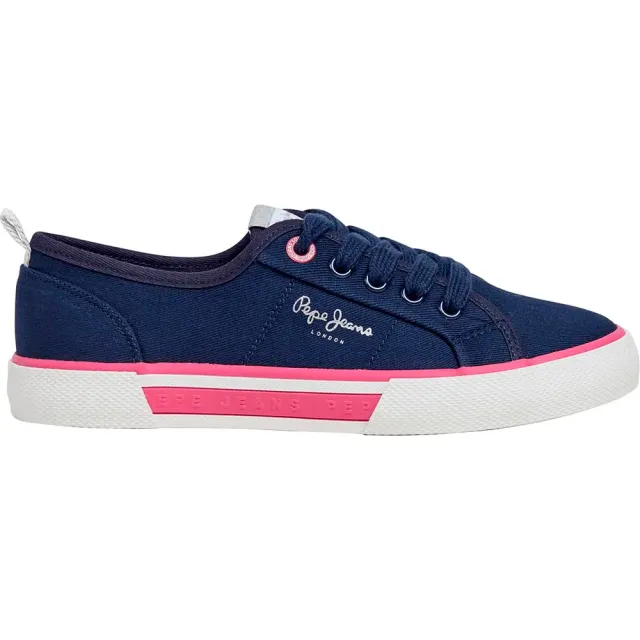 Pepe Jeans Brady Club G sneakers bambina blu navy tela