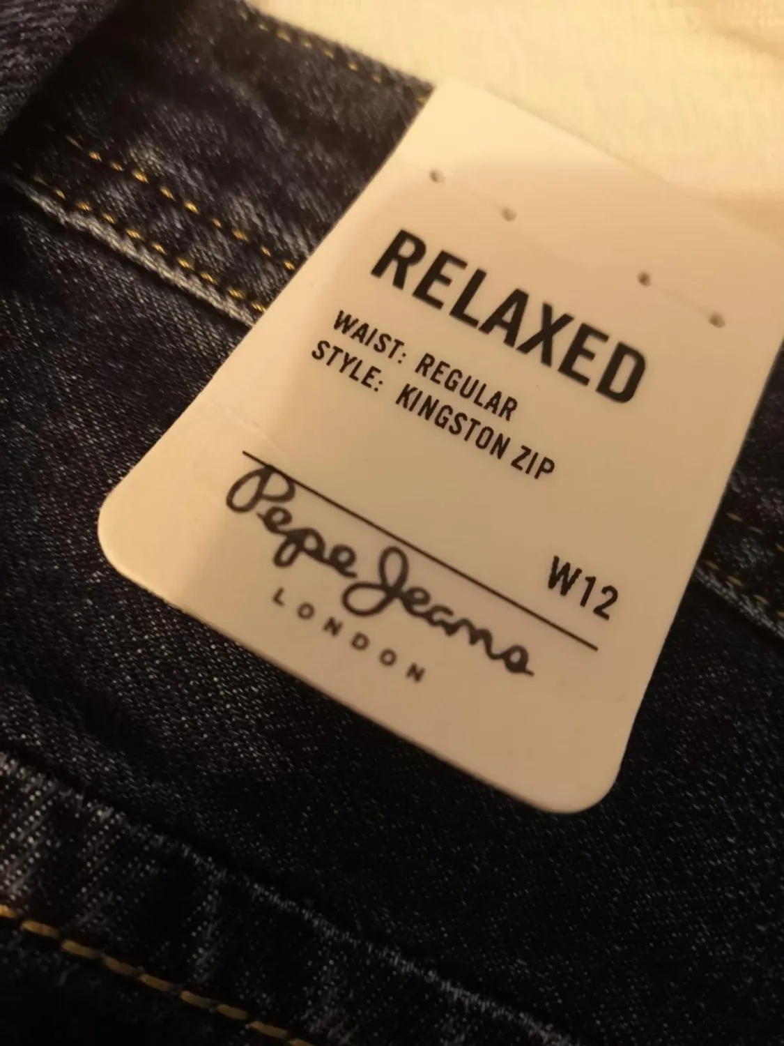 Pepe Jeans Kingston Zip Jeans Uomo Relaxed Blu