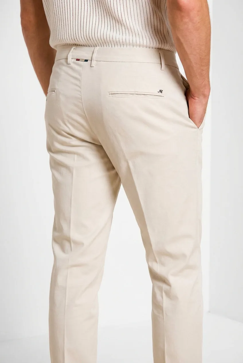 Mason's Torino Flex Pantalone Chino Uomo Stucco Slim