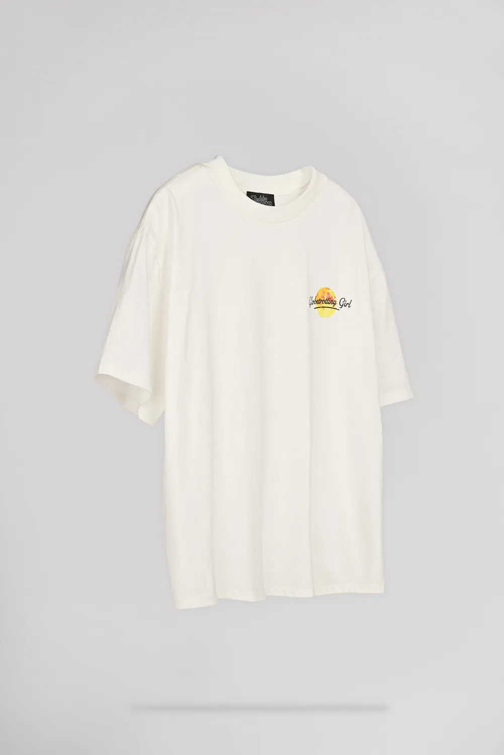 Teddy Smith T-Vibes MC t-shirt donna bianca oversize
