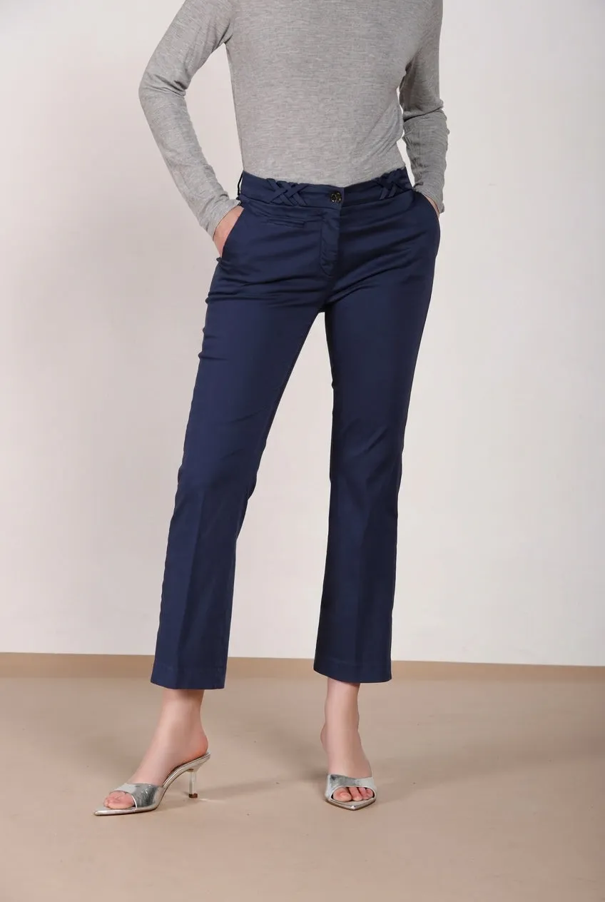 Mason's New York Trumpet chino donna blu royal slim fit