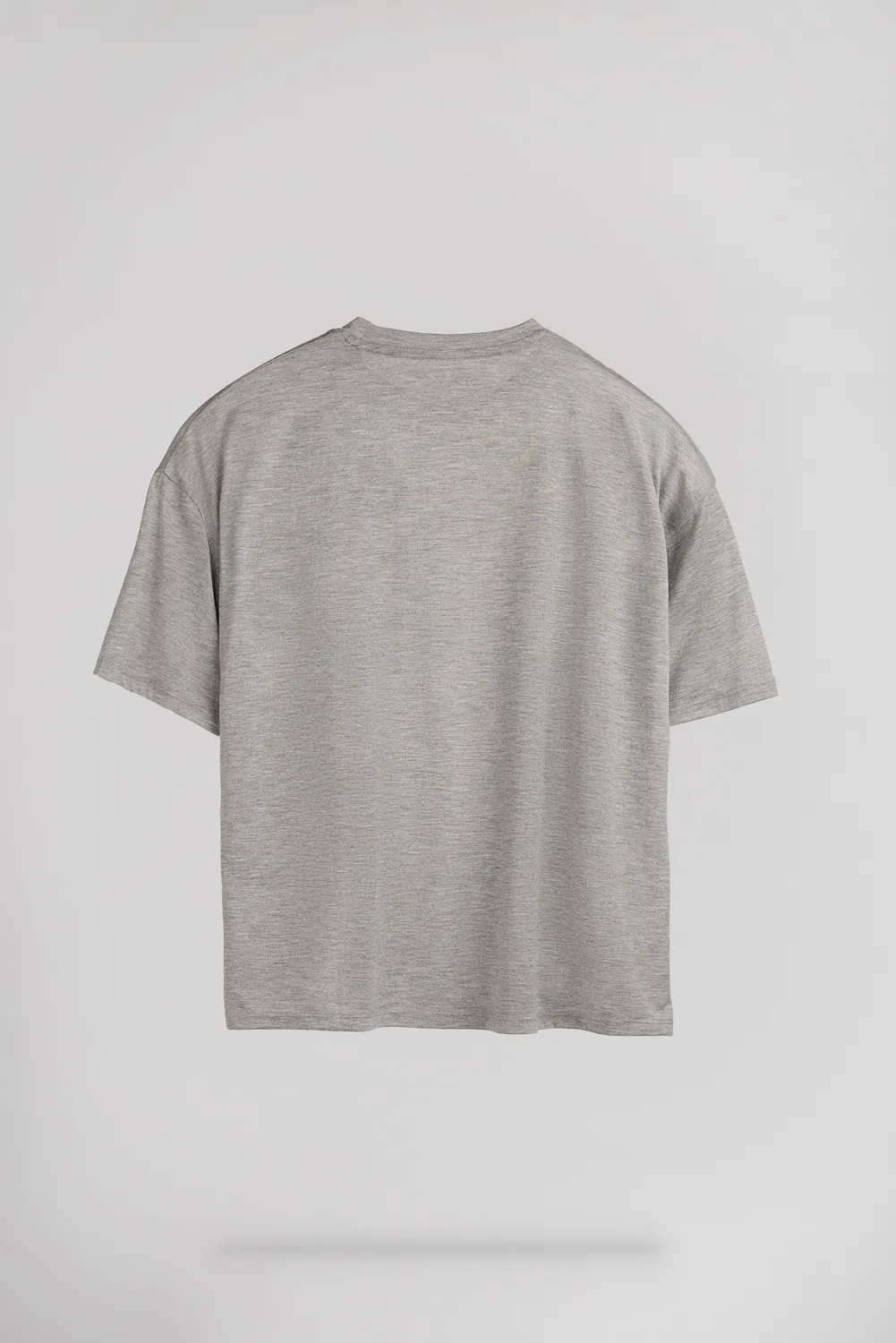 Teddy Smith T-Louane t-shirt donna grigio jersey lurex stampa