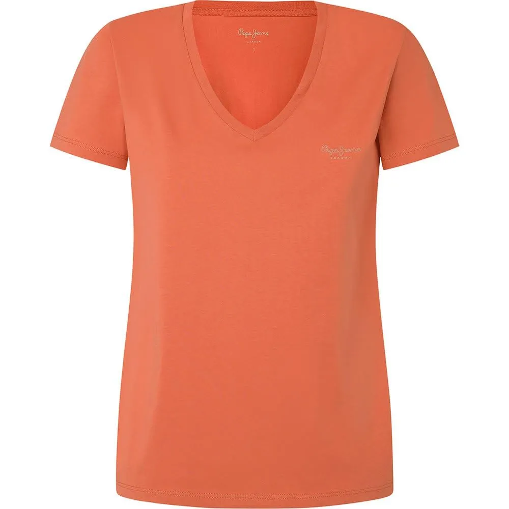 Pepe Jeans Fiore T-Shirt Donna Scollo V