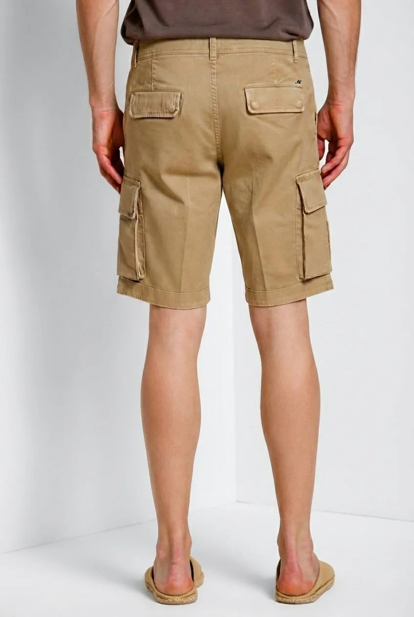Mason's Chile bermuda cargo beige slim cotone