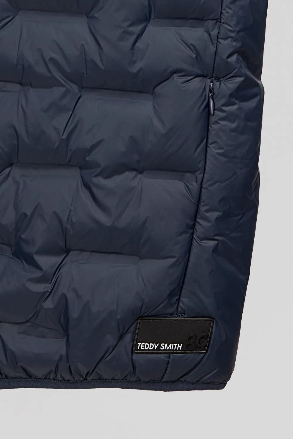 Teddy Smith B-Toran Total Navy gilet smanicato trapuntato