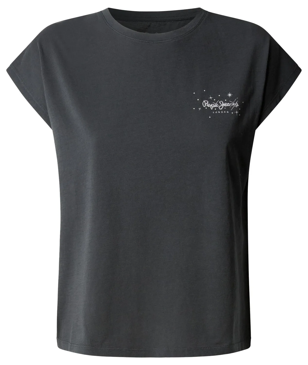 Pepe Jeans Lorena t-shirt donna bianco strass