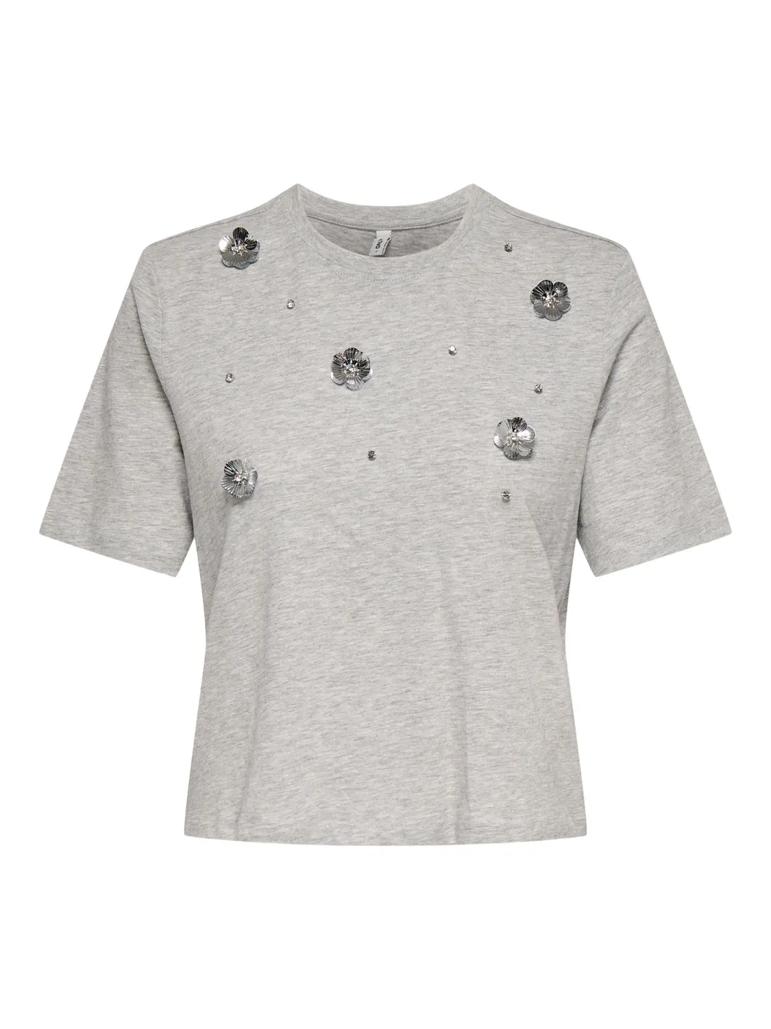 ONLY Onlsilvia Top Maniche Corte Nero