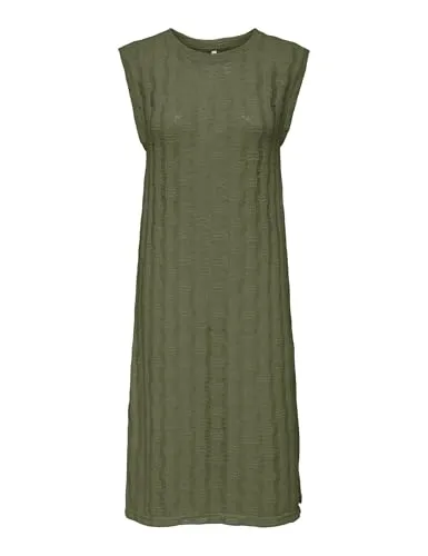 ONLY Onlavery S/L O-Neck Dress vestito M smanicato