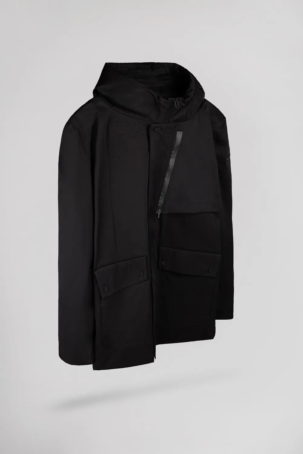 Teddy Smith P-Advard parka nero uomo idrorepellente