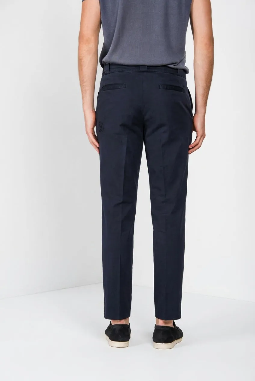 Mason's Madison M74 chino uomo blu notte carrot fit