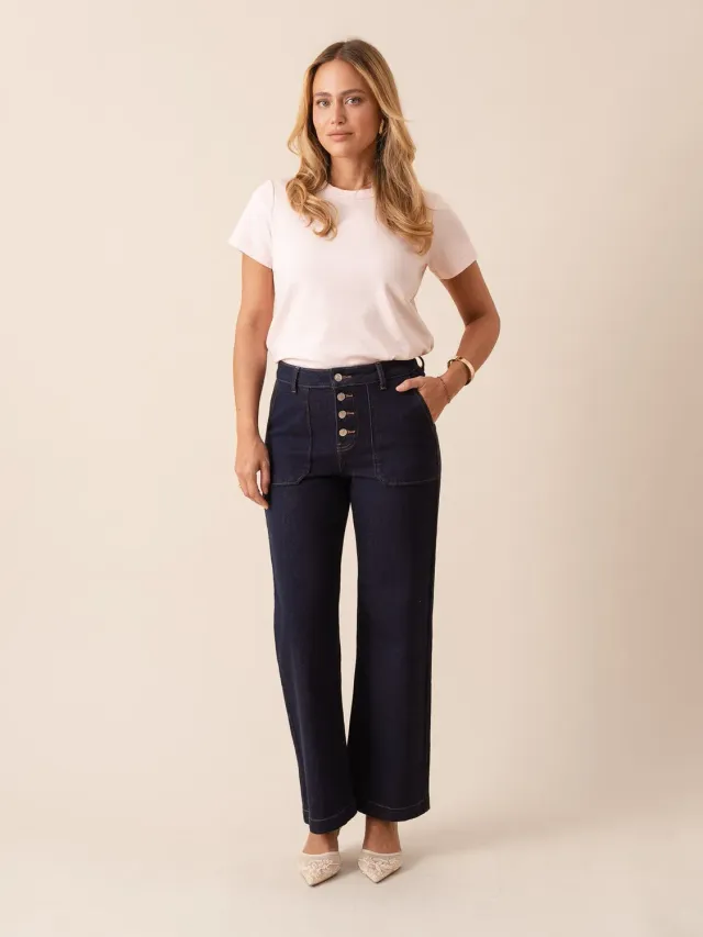 Oraije Paulinette jeans bootcut brut