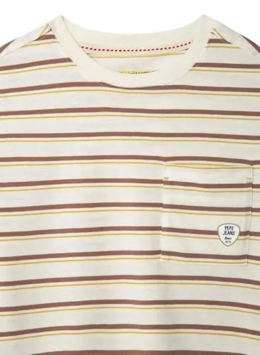 Pepe Jeans Arwyn T-Shirt bambino 10 anni a righe con tasca