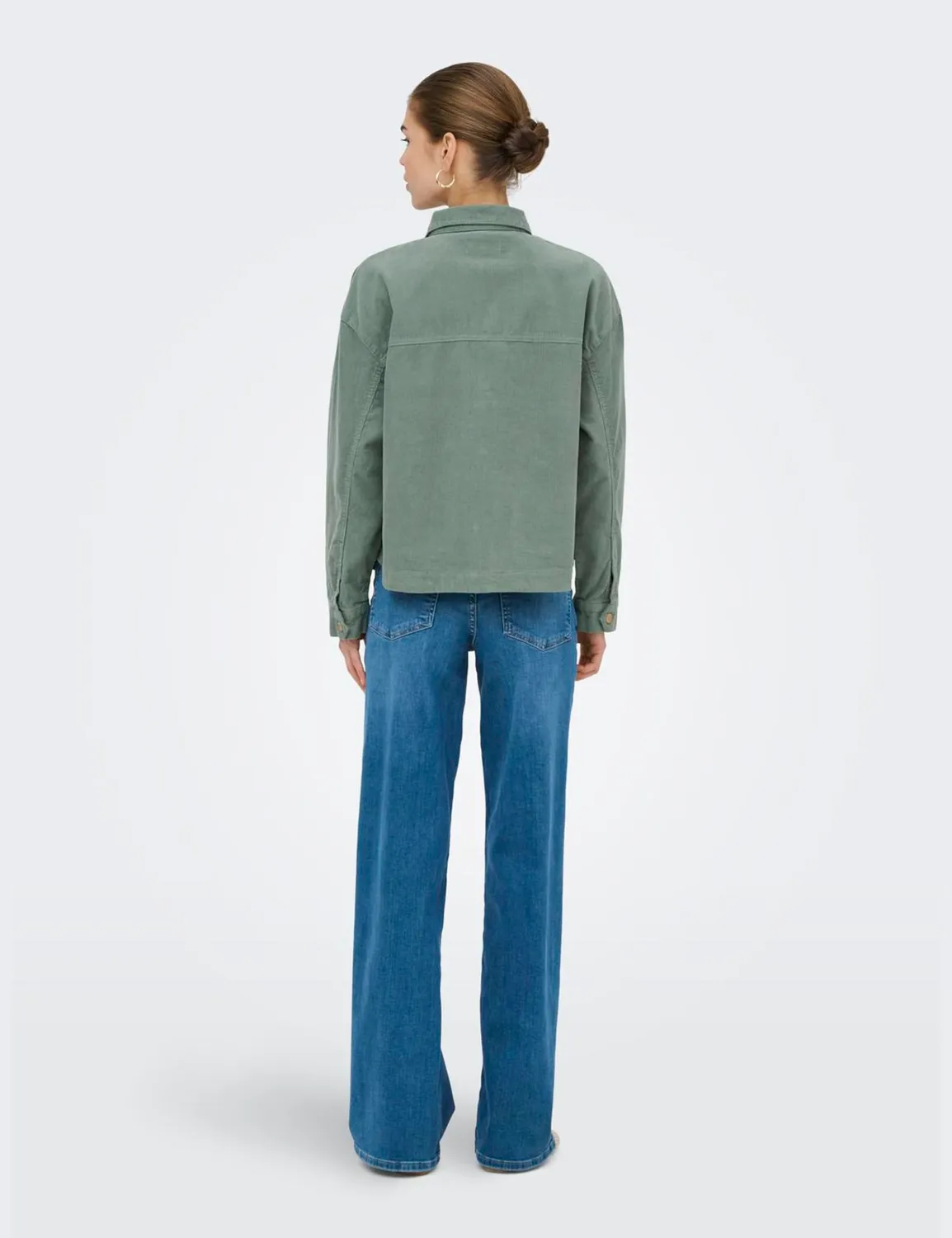 ONLY Onlmoxie L/S EMB Cord giacca donna Cocco Tostato velluto
