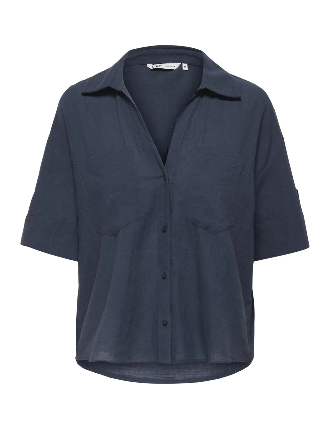 ONLY Onltizana camicia donna manica corta verde