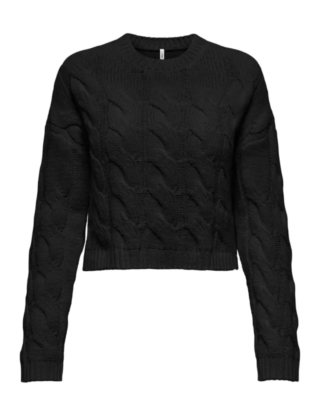 ONLY Onlelly Life maglione donna trecce taglia M