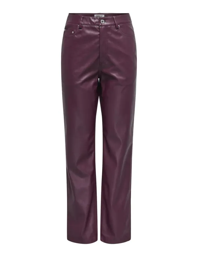 ONLY Onlsadie pantaloni ecopelle donna M elasticizzati