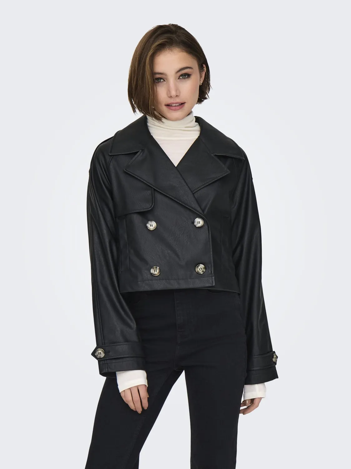 ONLY Onlamia Faux Leather Jacket Cc Otw Giacca M