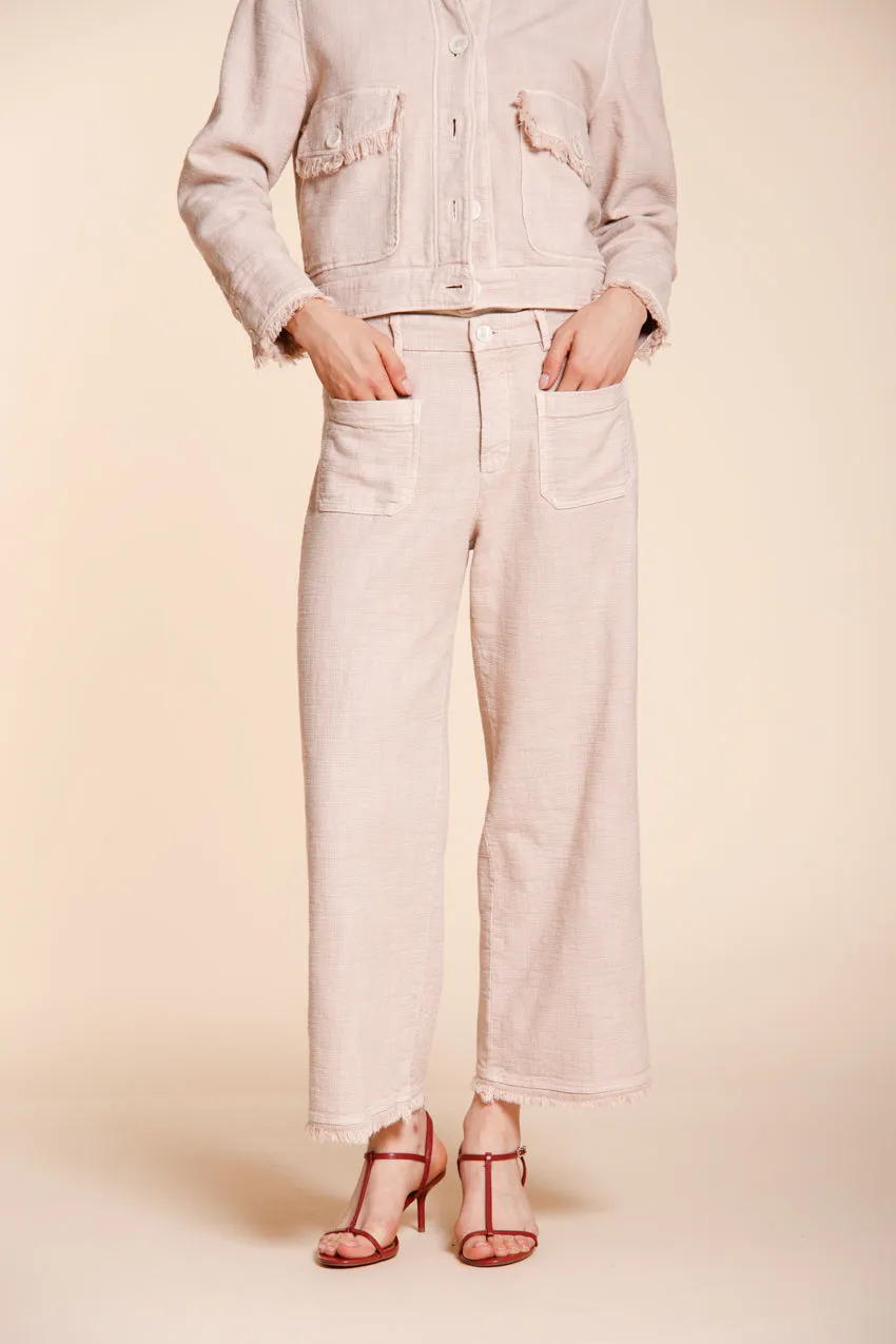 Mason's New York Studio Cropped chino donna rosa straight