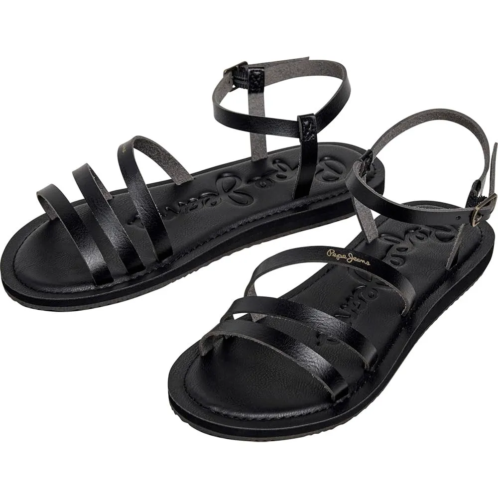 Pepe Jeans Rio Sand W sandali donna fibbia tabacco