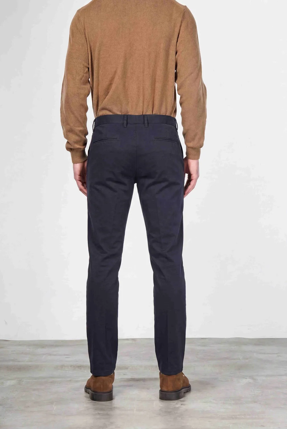 Mason's Torino Flex pantalone chino blu notte slim