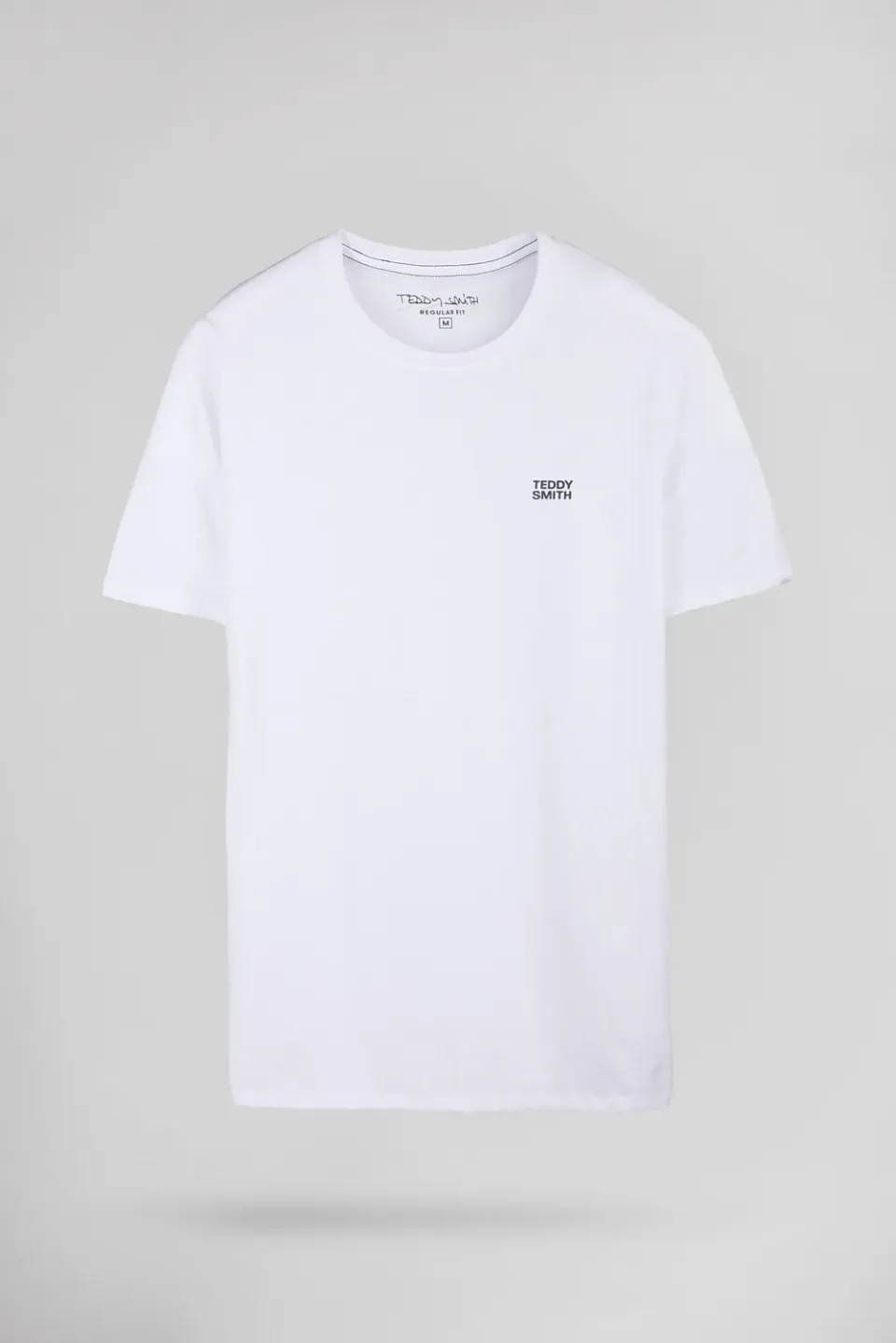 Teddy Smith The Tee 1 MC t-shirt bianco 100% cotone