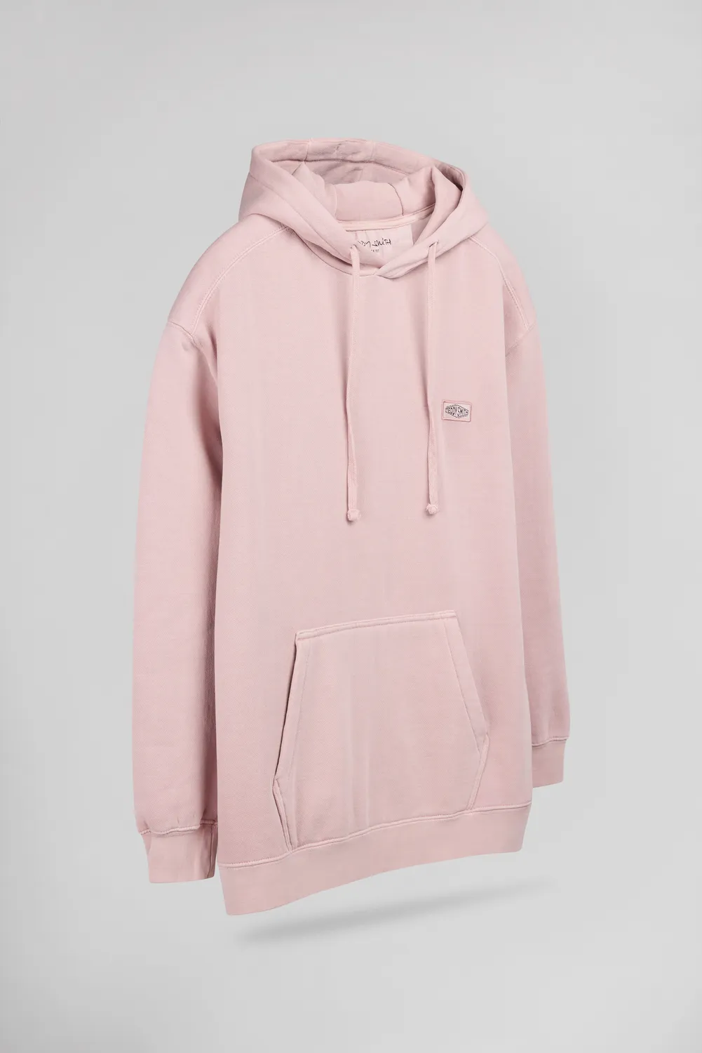 Teddy Smith S-Nateo Hoody felpa cappuccio rosa pastel loose