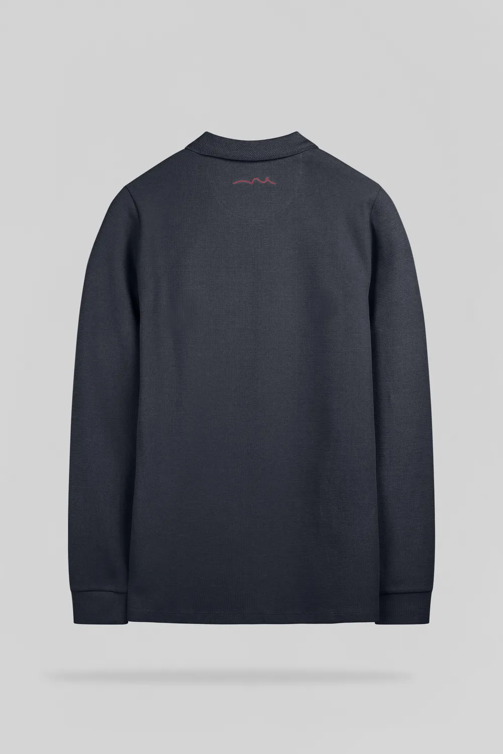 Teddy Smith P-Joel polo manica lunga grigio meteore jersey pesante