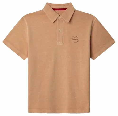 Pepe Jeans Logan polo bambino 10 anni arancione lavato