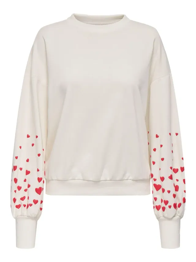 ONLY Onlbrooke L/S O-Neck Flower Felpa L Floreale