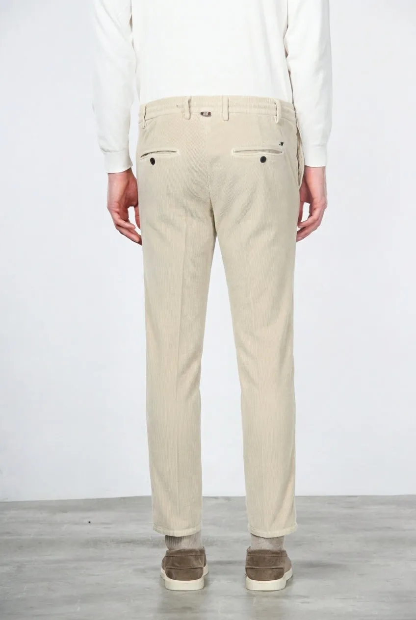 Mason's Milano Jogger chino latte velluto extra slim