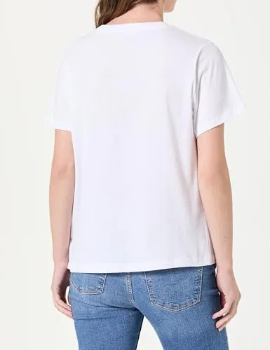 Pepe Jeans W Floral II T-Shirt Donna L in Cotone