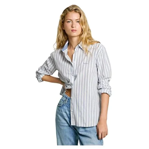 Pepe Jeans Clever camicia donna maniche lunghe regular
