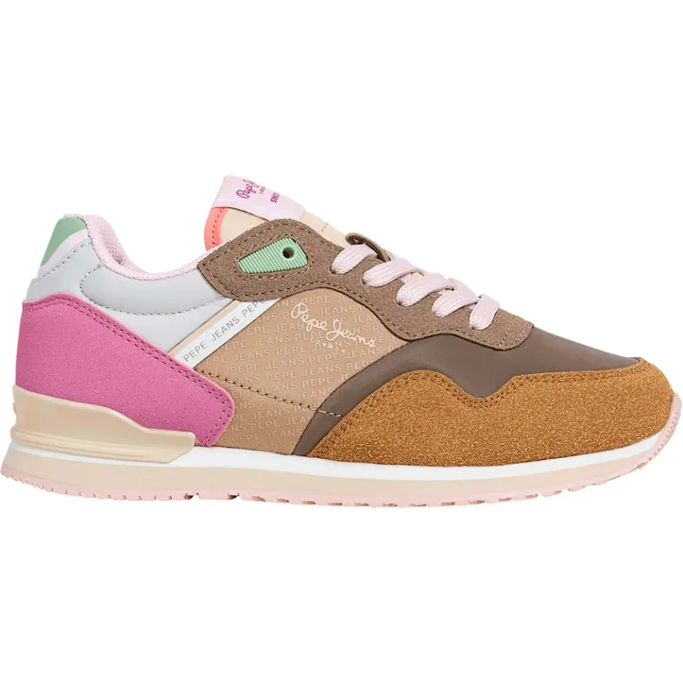 Pepe Jeans Logo G Sneaker Bimba Blu Suola Gomma