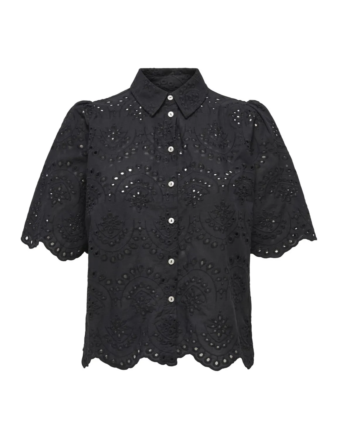 ONLY Onlvalais camicia donna manica lunga cotone