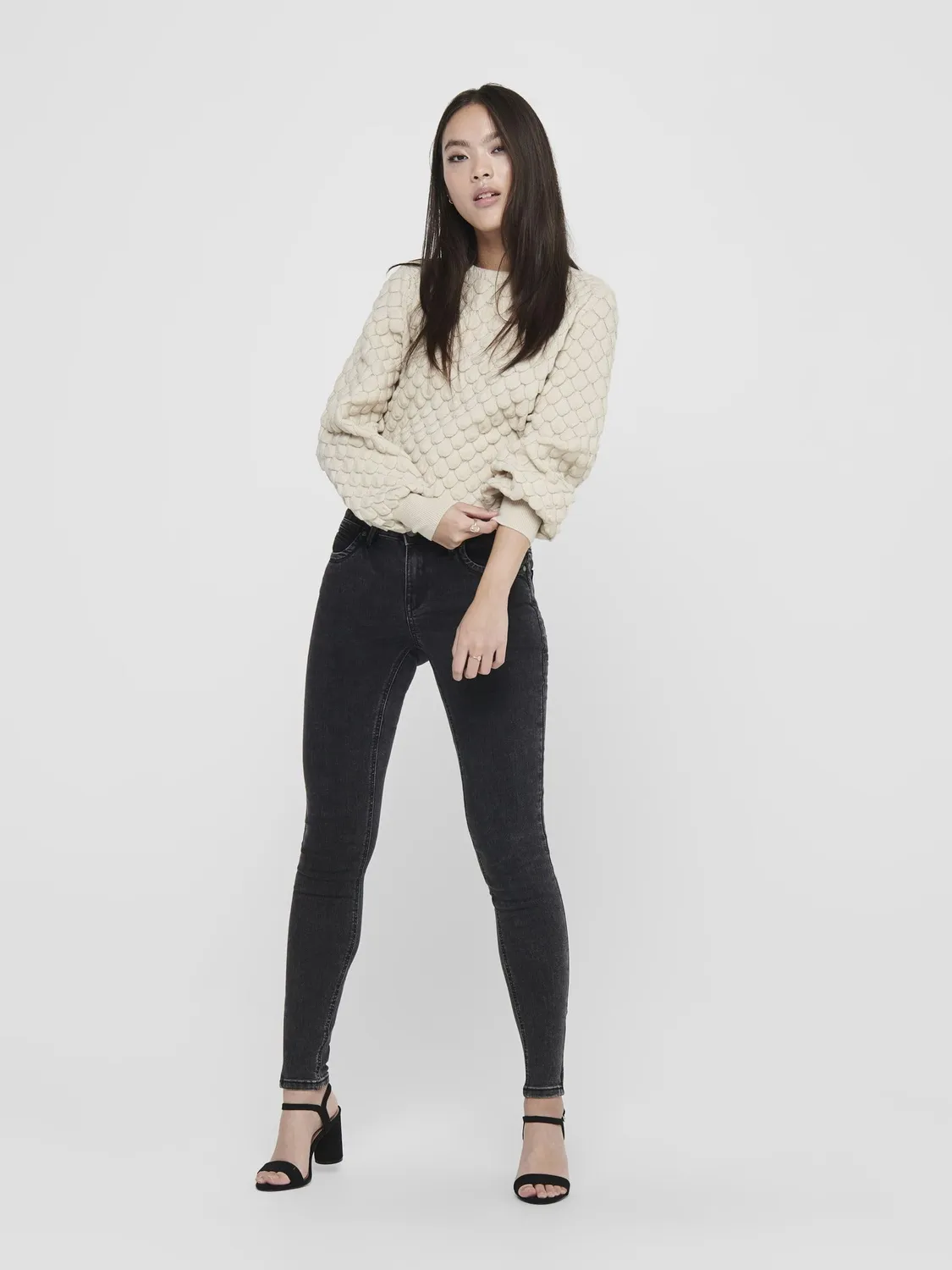 ONLY Onlgilja maglione Pumice Stone scollo a V donna