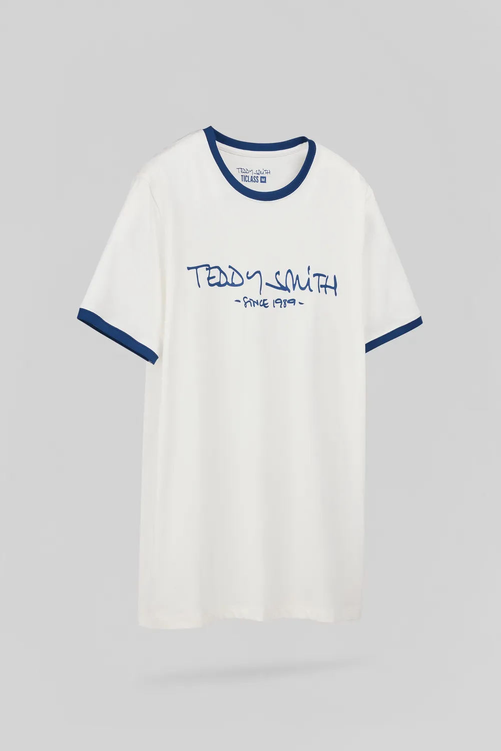 Teddy Smith Ticlass MC T-Shirt Uomo Bianco Cotone