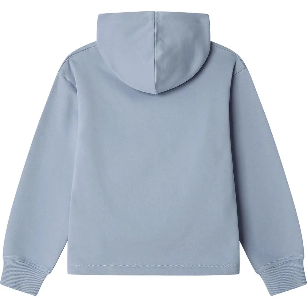 Pepe Jeans Anne felpa bambina con cappuccio spacco laterale