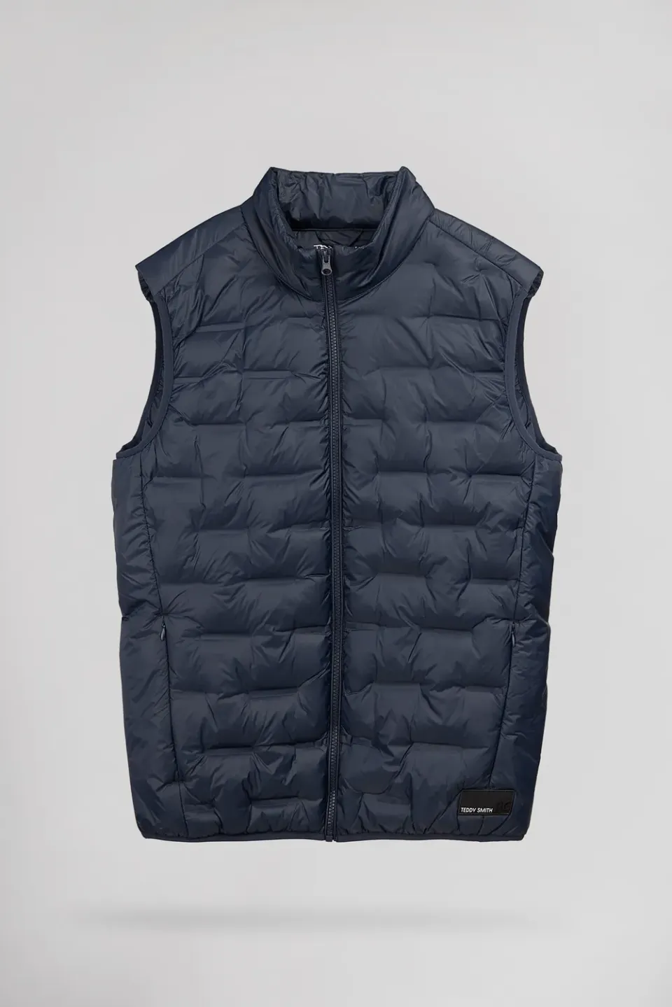 Teddy Smith B-Toran Total Navy gilet smanicato trapuntato