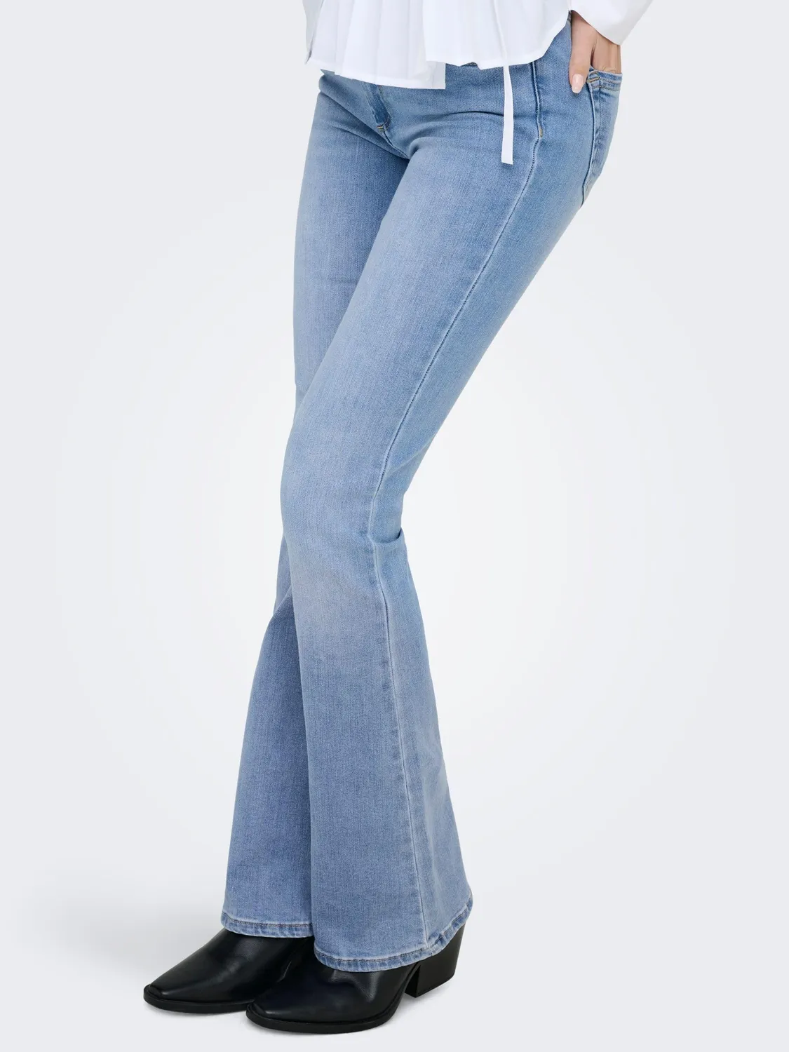 ONLY Onlblush Mid Flared jeans flare M / 34L vita media