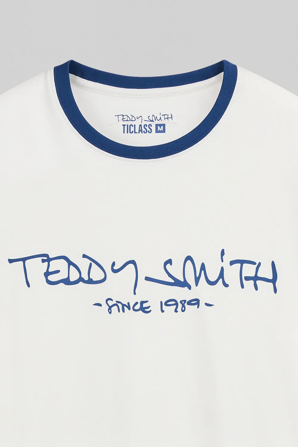 Teddy Smith Ticlass MC T-Shirt Uomo Bianco Cotone